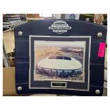 Framed Texas Stadium Aerial View Stadium Seat