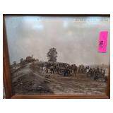 Framed Civil War Artillery Photographic Print
