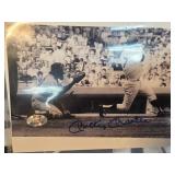 Signed Mickey Mantle Photograph With STAT Authenti