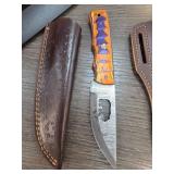 Custom Handcrafted Knife with Leather Sheath