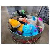 Plush Disney Character Toys in Decorated Container