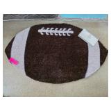 Football-Shaped Coir Doormat by TRS