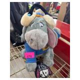 Walt Disney World Eeyore Plush With Beaded Ornamen