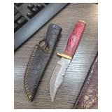 Handcrafted Knife with Leather Sheath