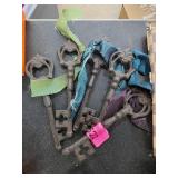 Four Decorative Metal Skeleton Keys