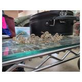 Gold-Tone Rhinestone Tiara