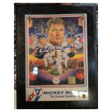 Autographed Mickey Mantle Memorabilia with COA