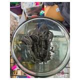 Glass Jar With Iron Keys