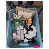 Holiday Decor Assortment in Storage Bin