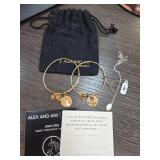 Alex and Ani Gold-Tone Charm Bracelets Set