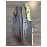 Fixed-Blade Knife with Sheath