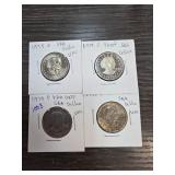 Four 1979 Susan B. Anthony Dollars