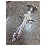 Metal Syringe with Adjustable Plunger