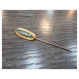 10k Gold Top Stick Pin