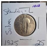 1925 Standing Liberty Silver Quarter
