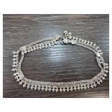 Sterling Silver Pajeb Anklet, 18.5g
