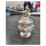 Poojan Krishna Prasadam .999 Silver Trinket Box 15