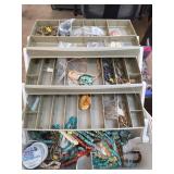 Jewelry Making Supplies in Storage Case