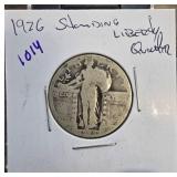 1926 Standing Liberty Quarter
