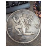 Virgo Franklin Mint 999 Silver Bullion Art with Re