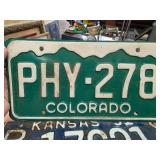 Colorado License Plate PHY-278