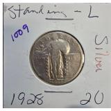 1928 Standing Liberty Silver Quarter
