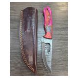 Custom Handmade Knife with Leather Sheath