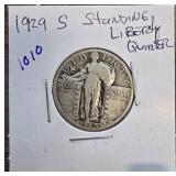 1929 S Standing Liberty Quarter
