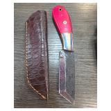 Handcrafted Fixed Blade Knife with Sheath