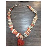 Sterling Silver Necklace with Heart Pendant