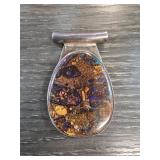 Sterling Silver Pendant with Boulder Opal