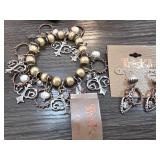 Treska Jewelry Set with Bracelet and Earrings