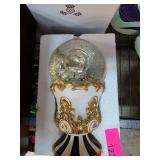 MacKenzie-Childs Snow Globe With Gold Accents