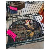 Decorative Cast-Iron Rooster Trivet
