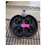 Cast Iron Apple-Shaped Baking Mold
