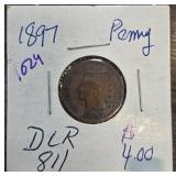 1897 U.S. Indian Head Penny