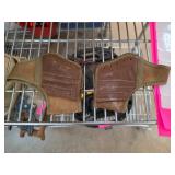 Vintage Leather and Canvas Armguards