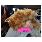 Natural Cluster of Citrine Quartz Crystals