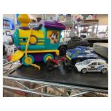 Toy Vehicles and Train Set