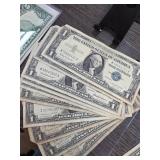 10 1957 One Dollar Silver Certificates