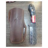 Handmade Knife With Leather Sheath