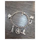 Brighton Charm Bracelet With Western Charms