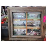 Rustic Wooden Frame With Mission Photos