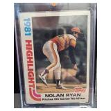 1981 Topps Nolan Ryan Highlight Baseball Card