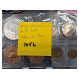 1966 Mexico Mint Set With Silver Un Peso