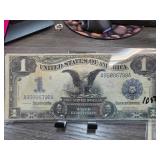 1899 US $1 Silver Certificate Note Black Eagle