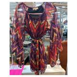 Multicolored Sheer Dress by Umgee