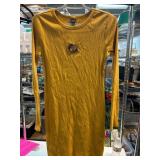 Wild Fable Mustard Yellow Long-Sleeve Dress