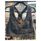 Denim Vest by QIQ XL with Racerback Design