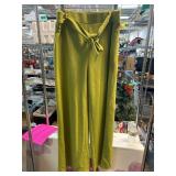 Carole Wren Green Wide-Leg Pants